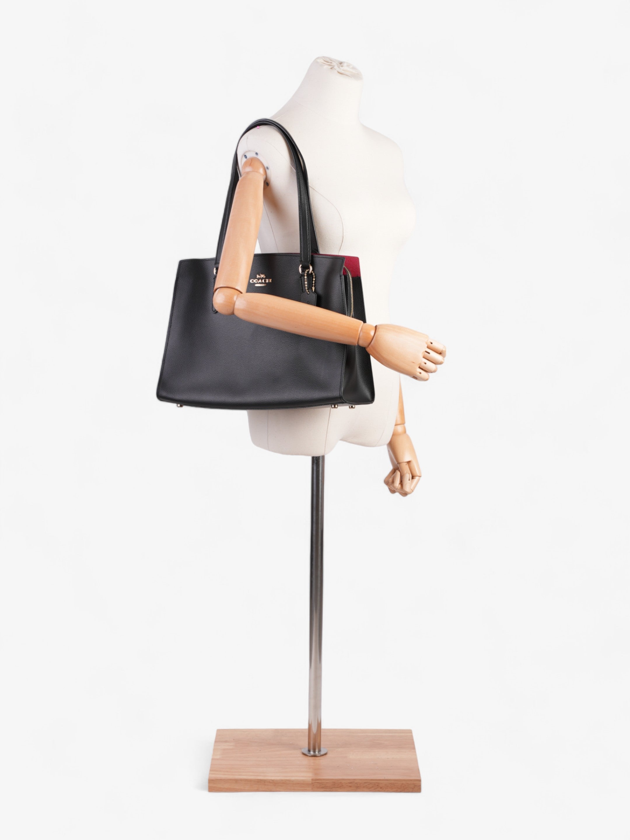 Coach Tatum Carryall Black Leather