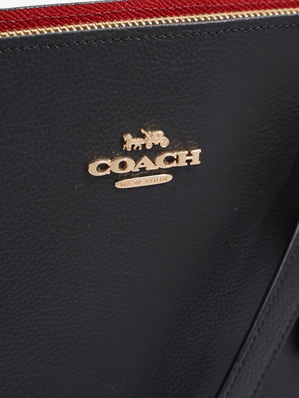 Coach Tatum Carryall Black Leather