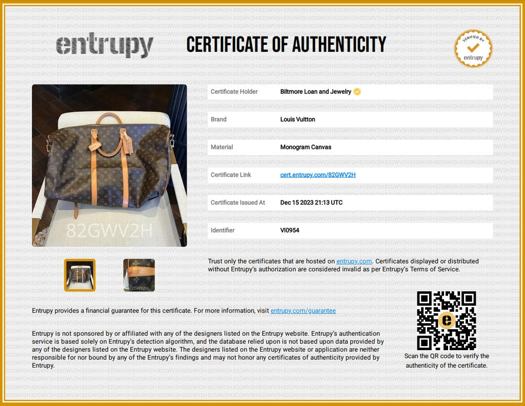 Louis Vuitton Vintage Monogram Keepall Bandouliere 60