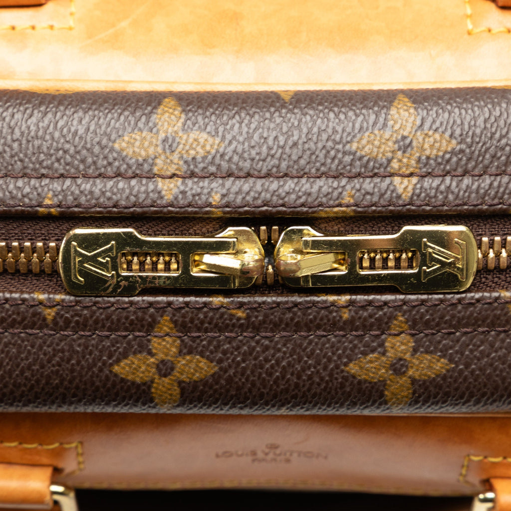 Brown Louis Vuitton Monogram Trouville Handbag