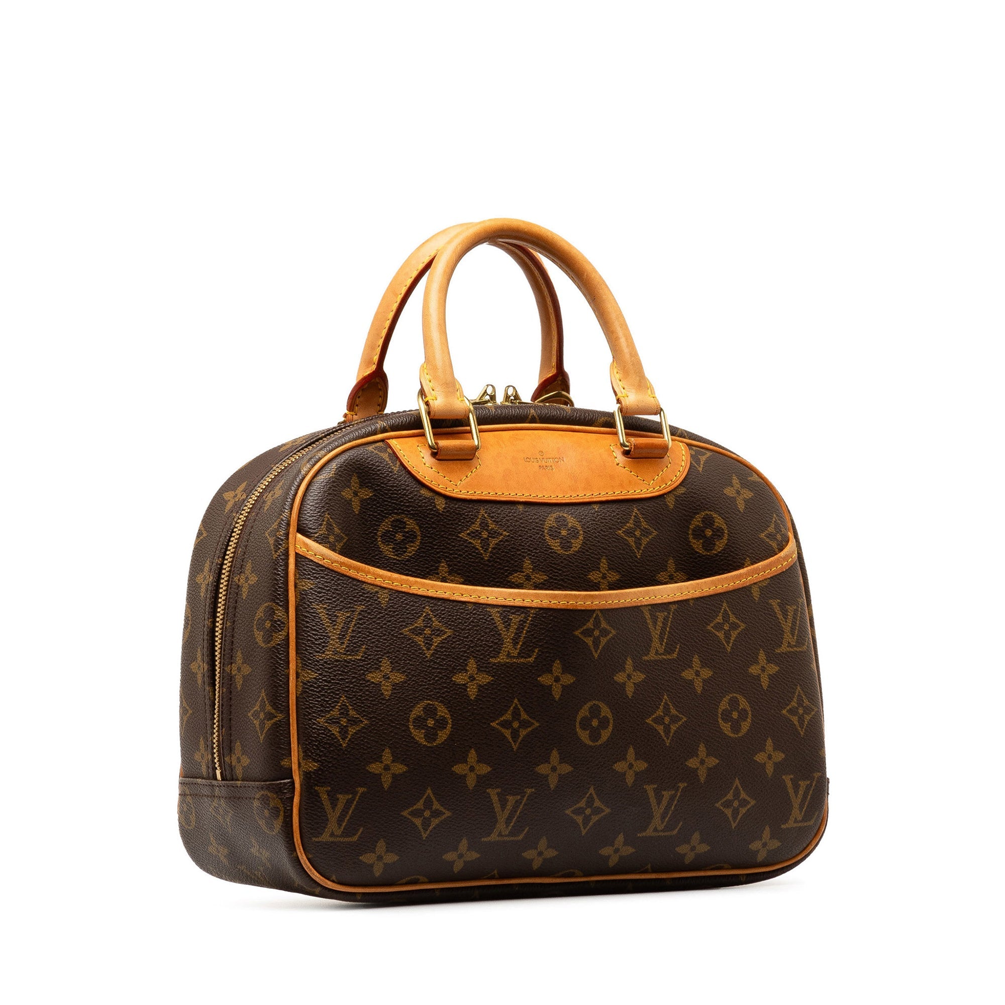 Brown Louis Vuitton Monogram Trouville Handbag