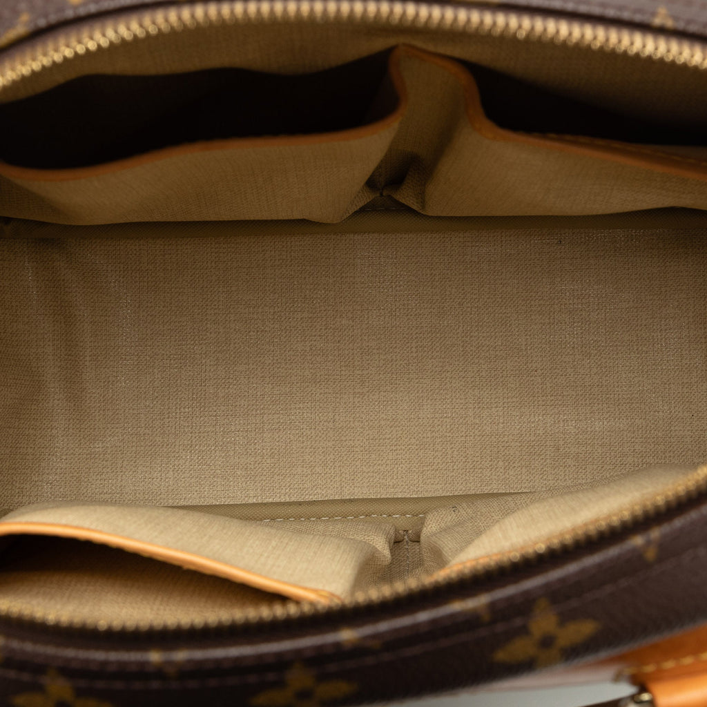 Brown Louis Vuitton Monogram Trouville Handbag