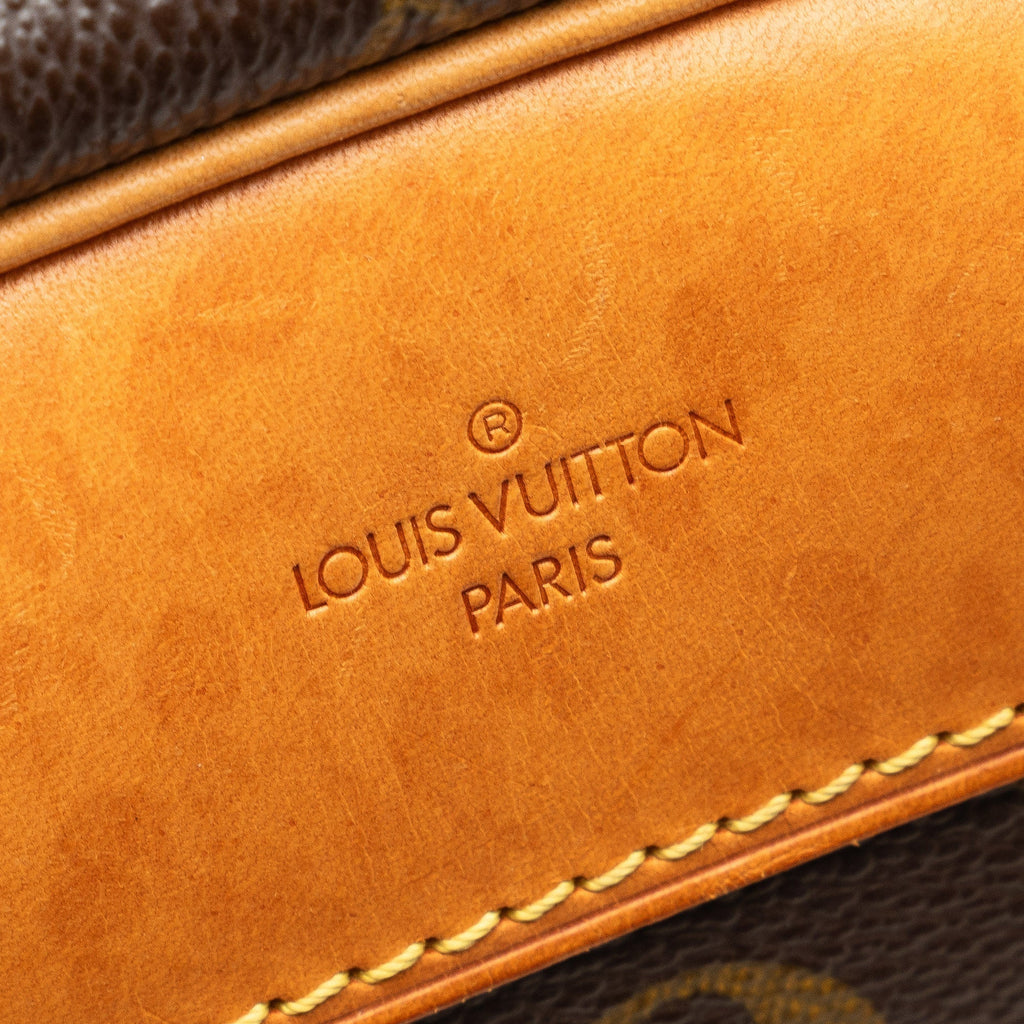 Brown Louis Vuitton Monogram Trouville Handbag