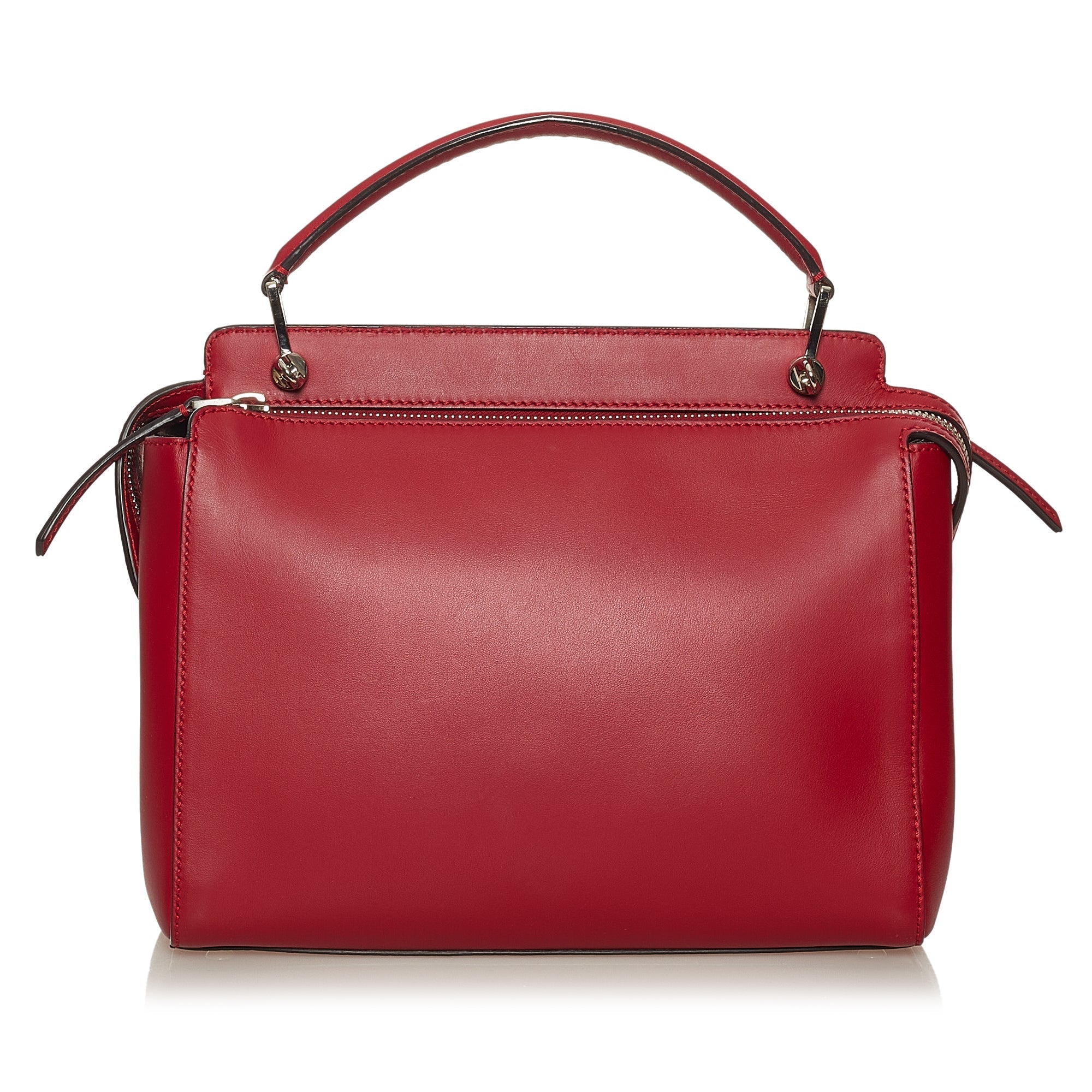 Fendi DotCom Handbag Large Red