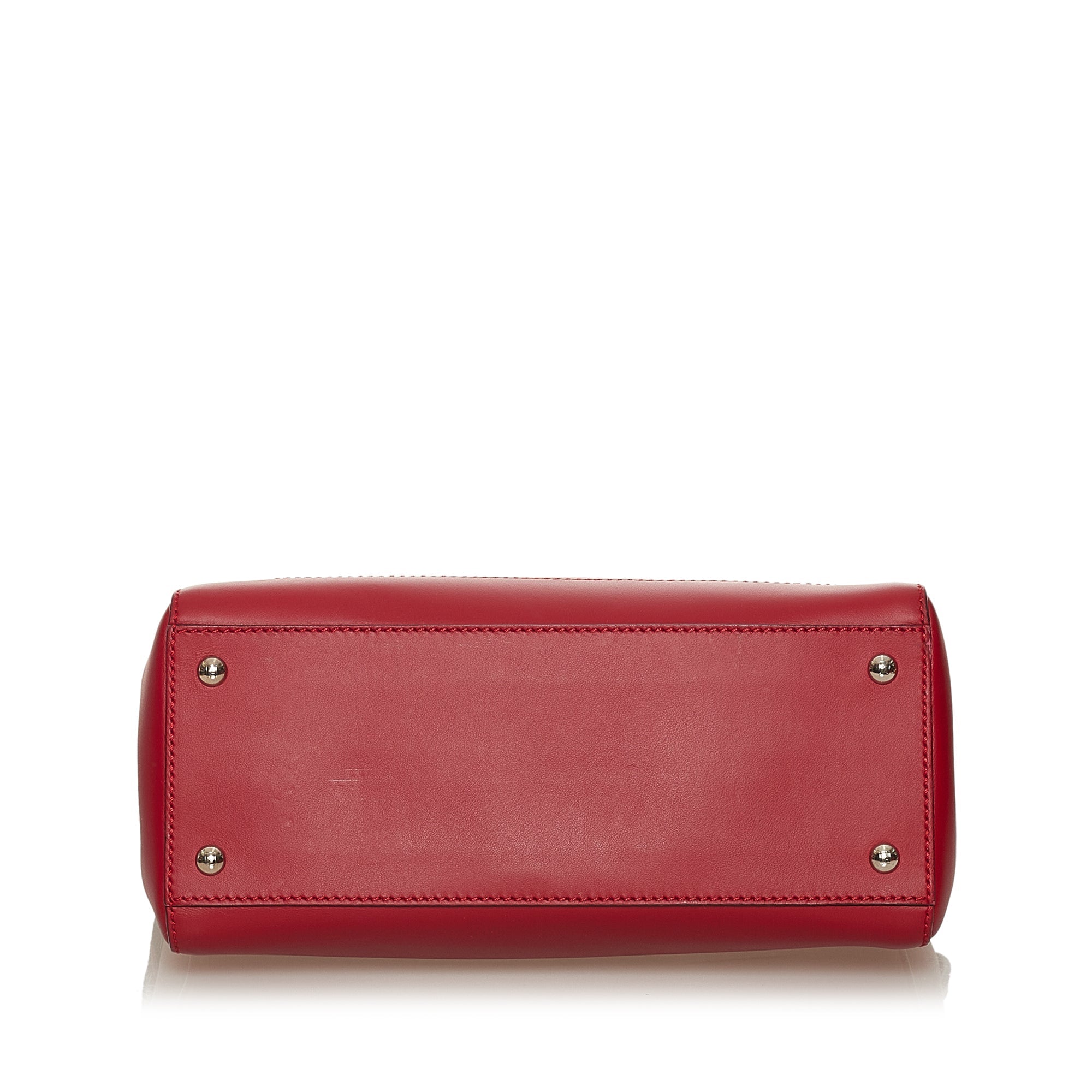 Fendi DotCom Handbag Large Red
