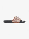 Coach Disney X Coach Sig Jacq Slide Cream / Brown / Black Cotton EU 39.5 UK 6.5