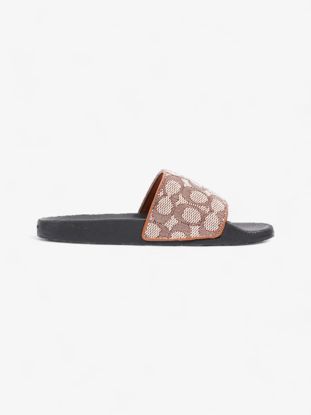 Coach Disney X Coach Sig Jacq Slide Cream / Brown / Black Cotton EU 39.5 UK 6.5