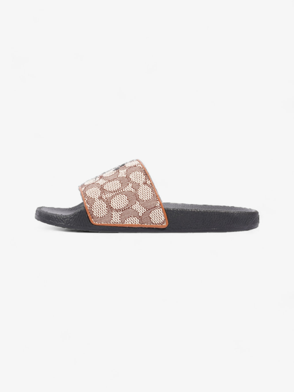 Coach Disney X Coach Sig Jacq Slide Cream / Brown / Black Cotton EU 39.5 UK 6.5