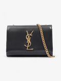 Saint Laurent Kate Black Grained Leather Small