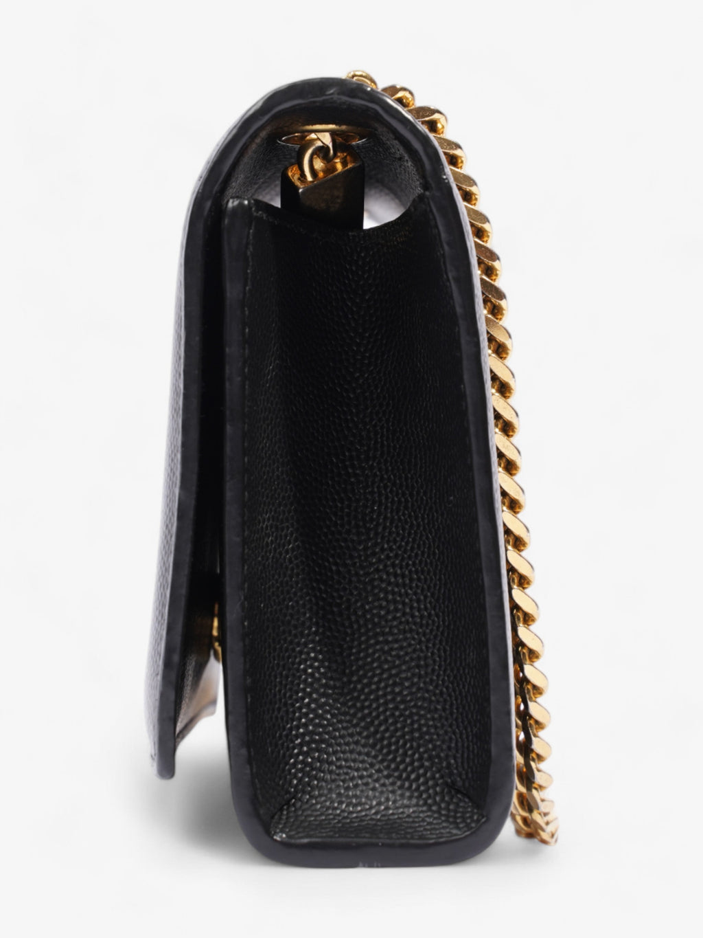 Saint Laurent Kate Black Grained Leather Small