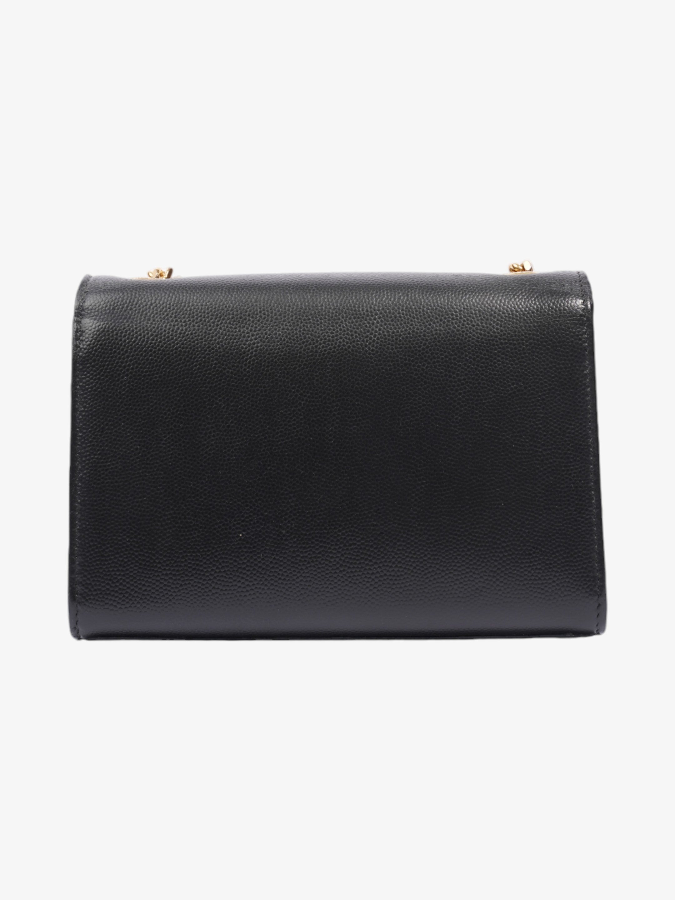 Saint Laurent Kate Black Grained Leather Small