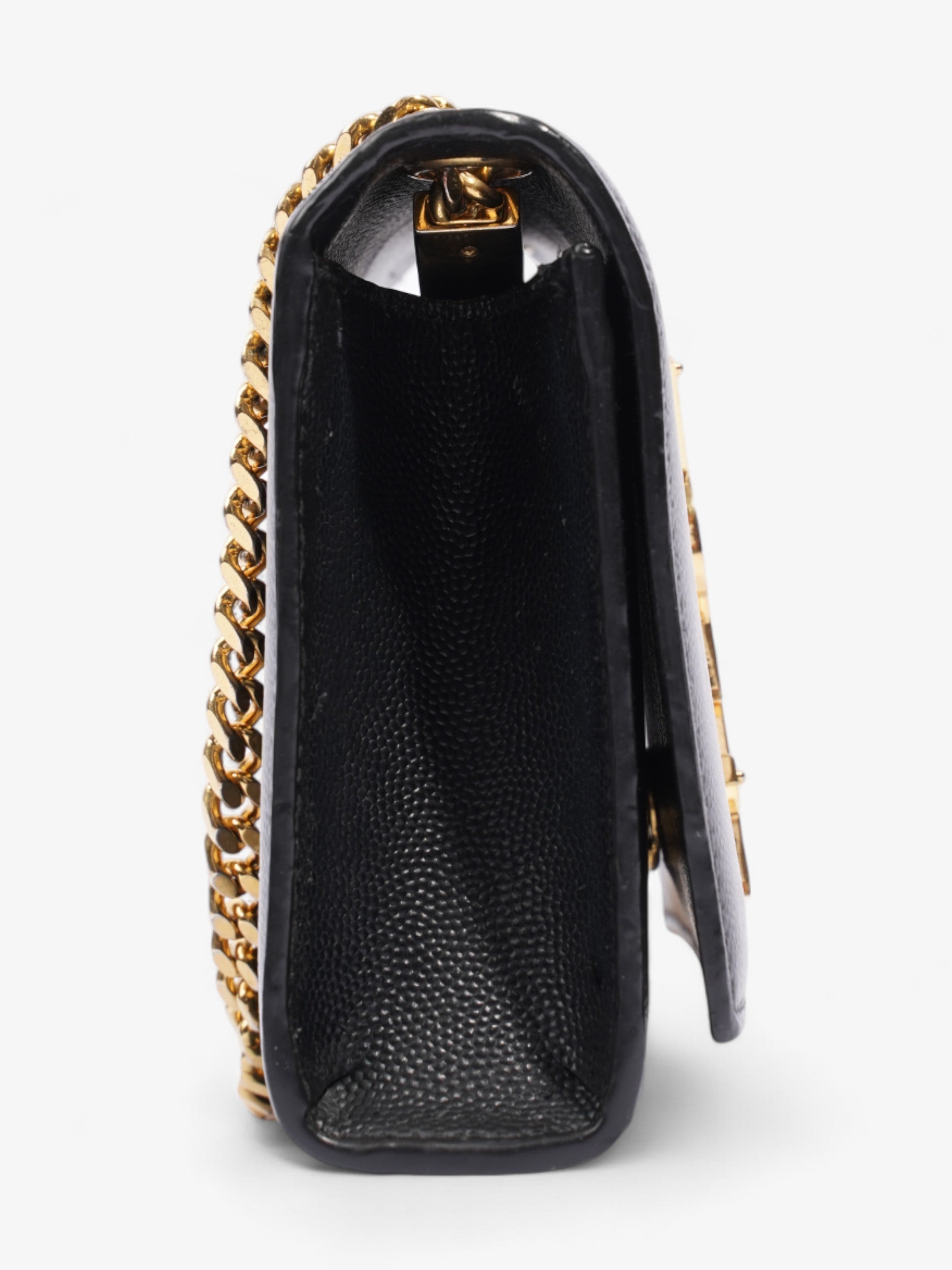 Saint Laurent Kate Black Grained Leather Small