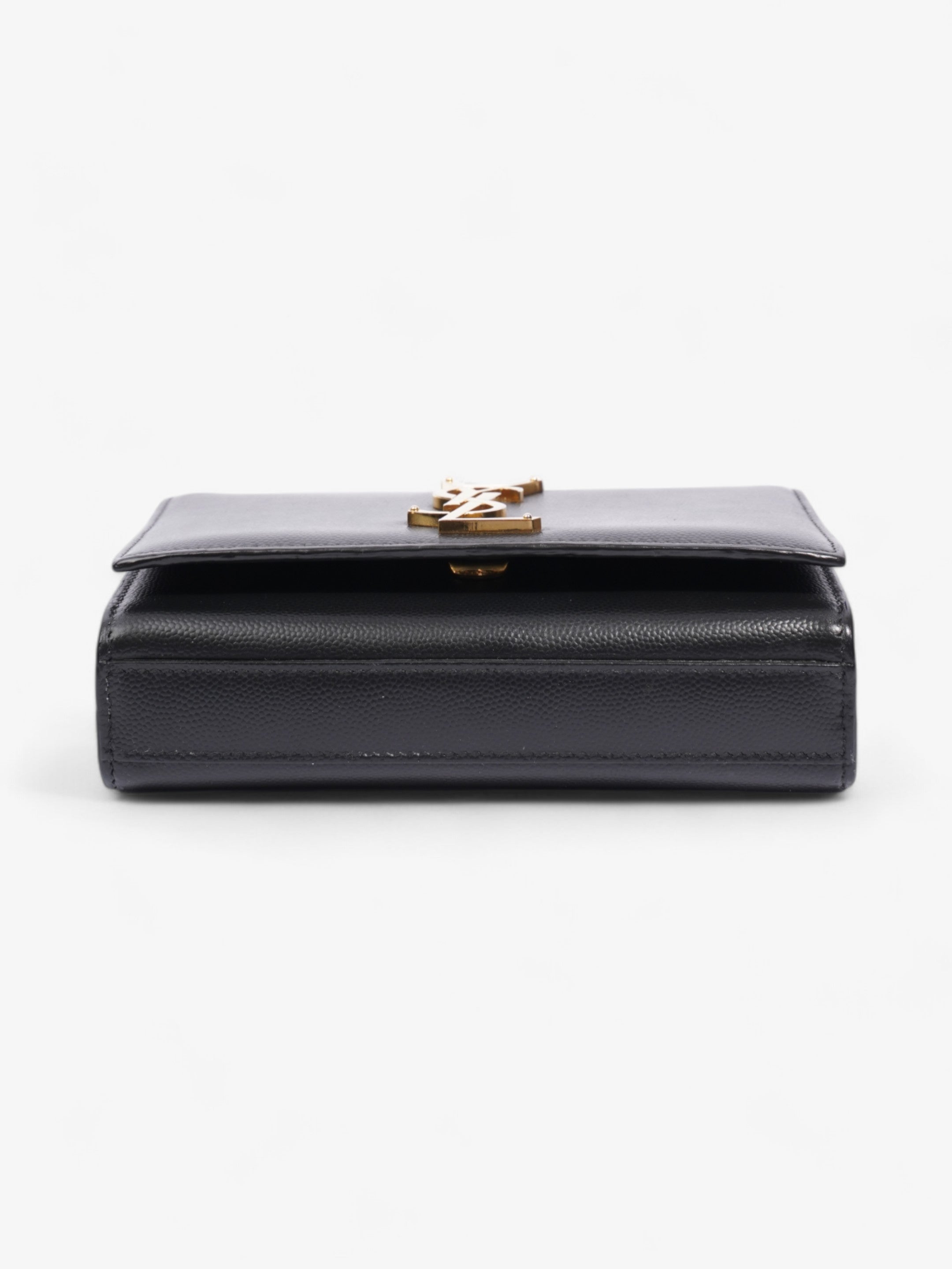 Saint Laurent Kate Black Grained Leather Small