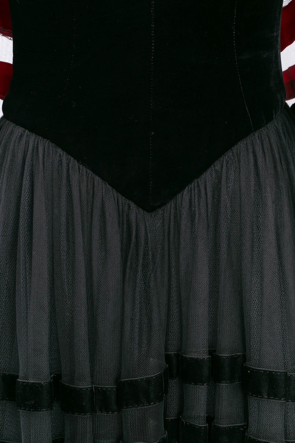 Robe en velours et tulle Loris Azzaro