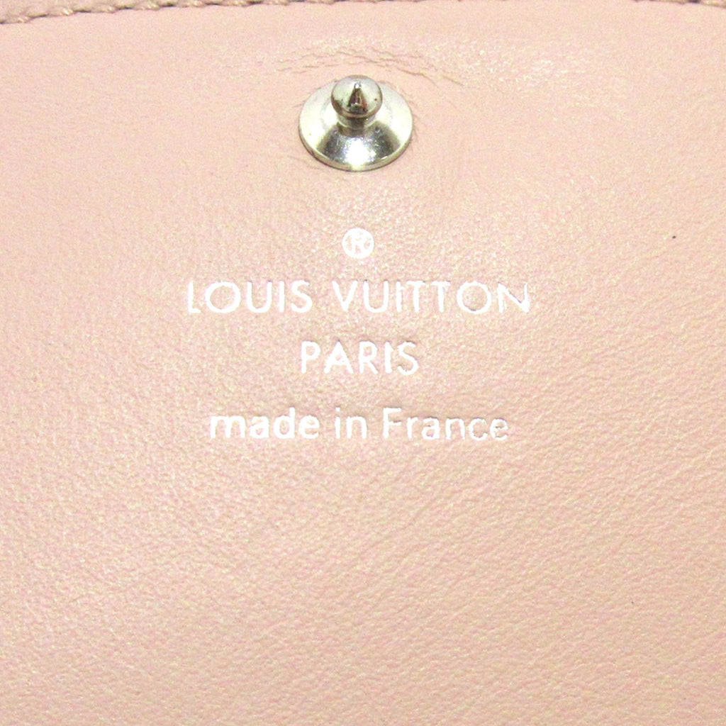 Pink Louis Vuitton Monogram Mahina Iris Compact Wallet