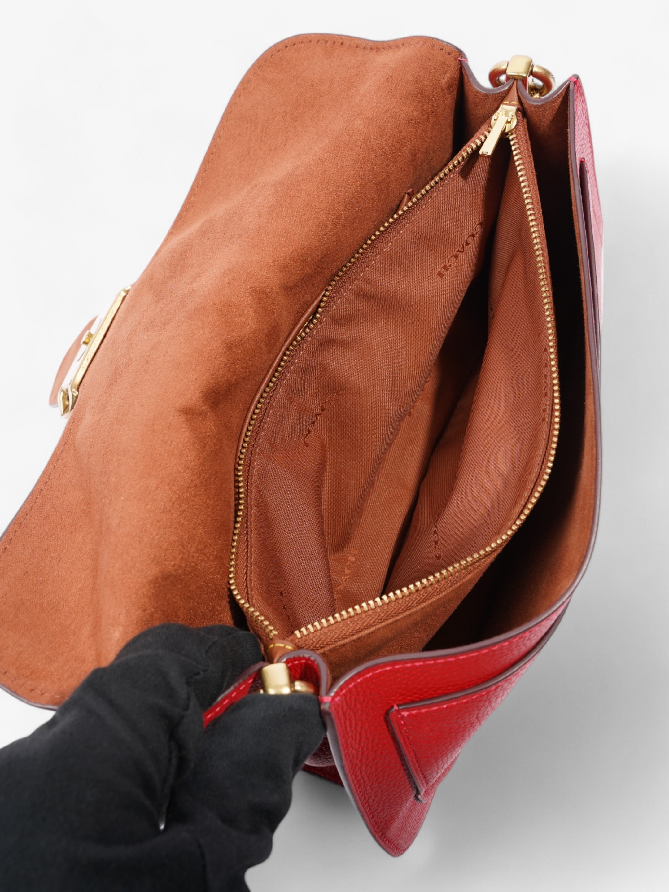 Coach Tabby Red Leather 26
