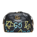Gucci GG Marmont Ghost Black Printed Leather