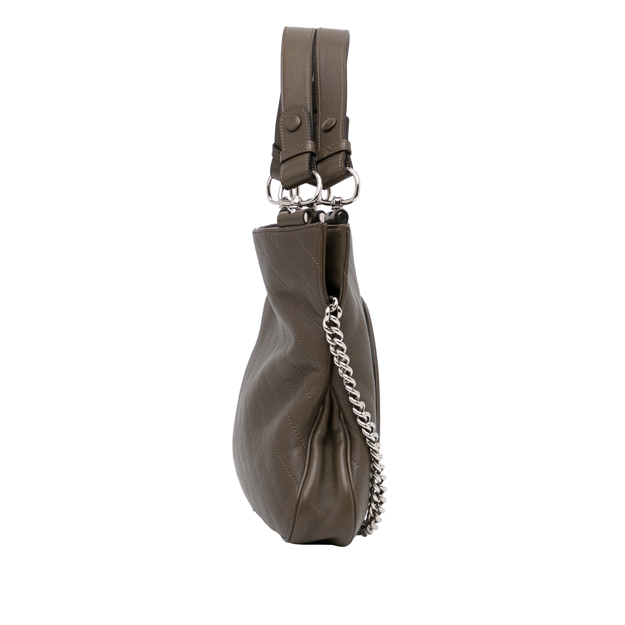 Gucci Blondie Handbag Brown Leather