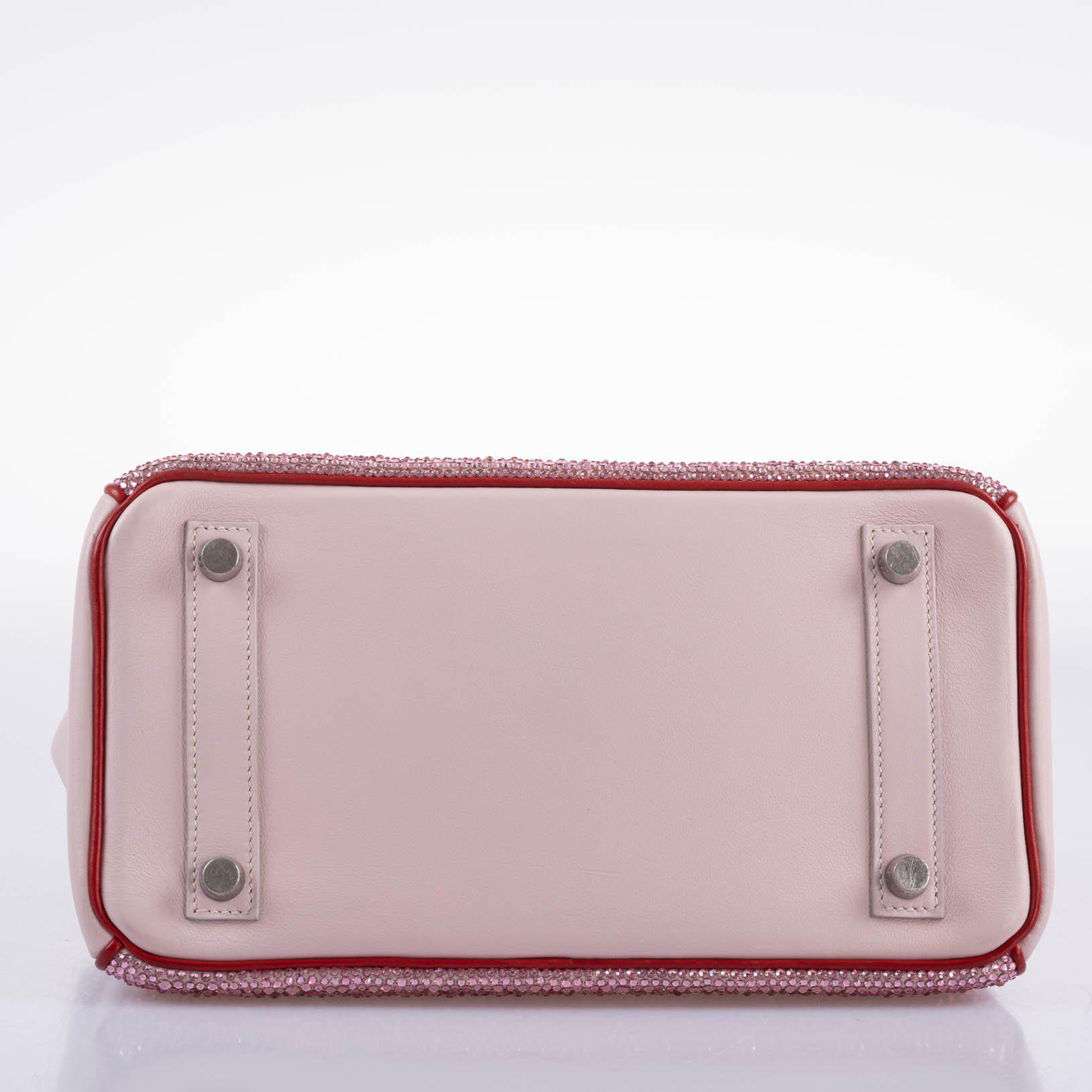 Vintage HermÃƒÆ’Ã‚Â¨s Birkin 25 ÃƒÂ¢Ã¢â€šÂ¬Ã‹Å“Pink PrincessÃƒÂ¢Ã¢â€šÂ¬Ã¢â€žÂ¢ HSS Rose Dragee & Rouge Tomate Swift with Palladium Hardware