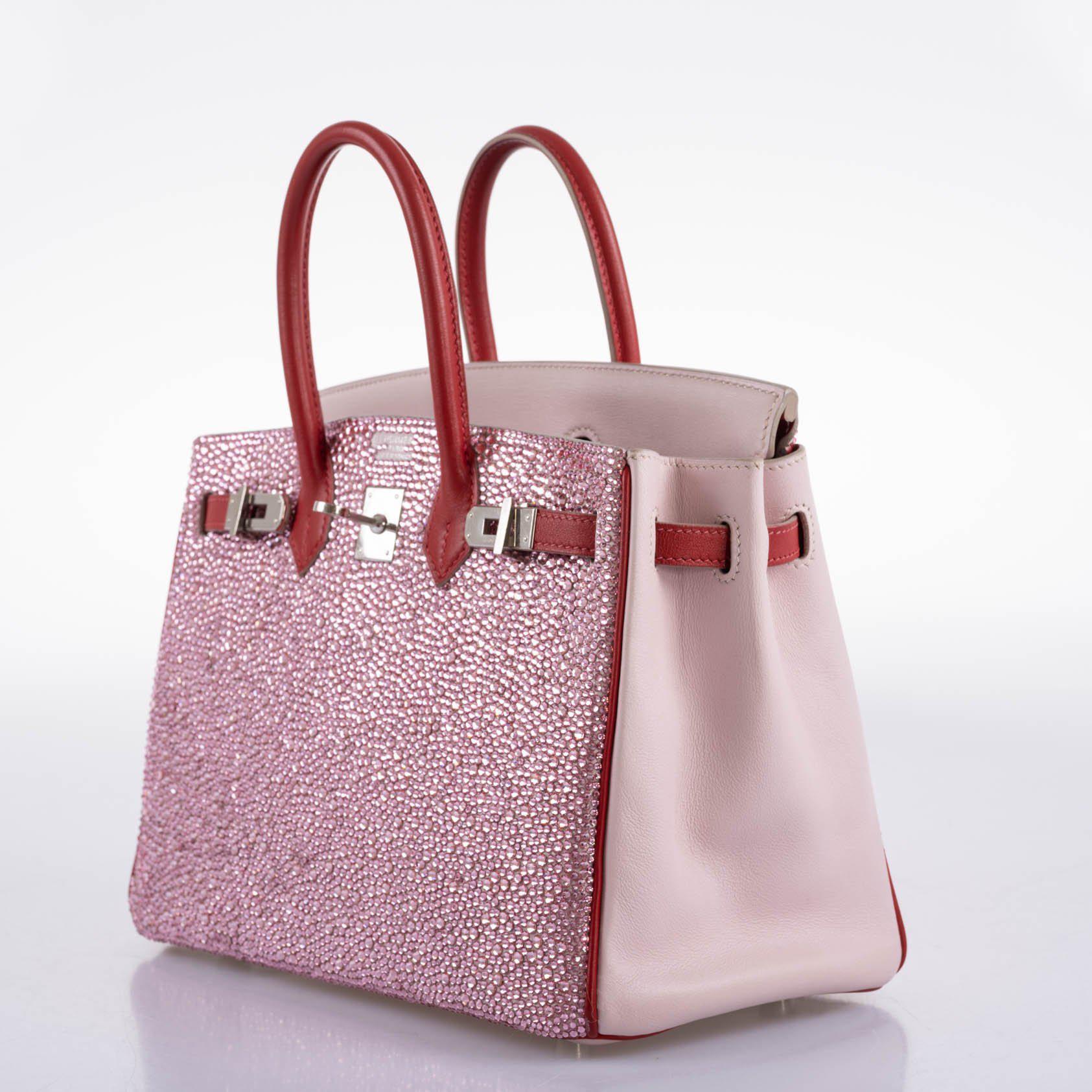 Vintage HermÃƒÆ’Ã‚Â¨s Birkin 25 ÃƒÂ¢Ã¢â€šÂ¬Ã‹Å“Pink PrincessÃƒÂ¢Ã¢â€šÂ¬Ã¢â€žÂ¢ HSS Rose Dragee & Rouge Tomate Swift with Palladium Hardware