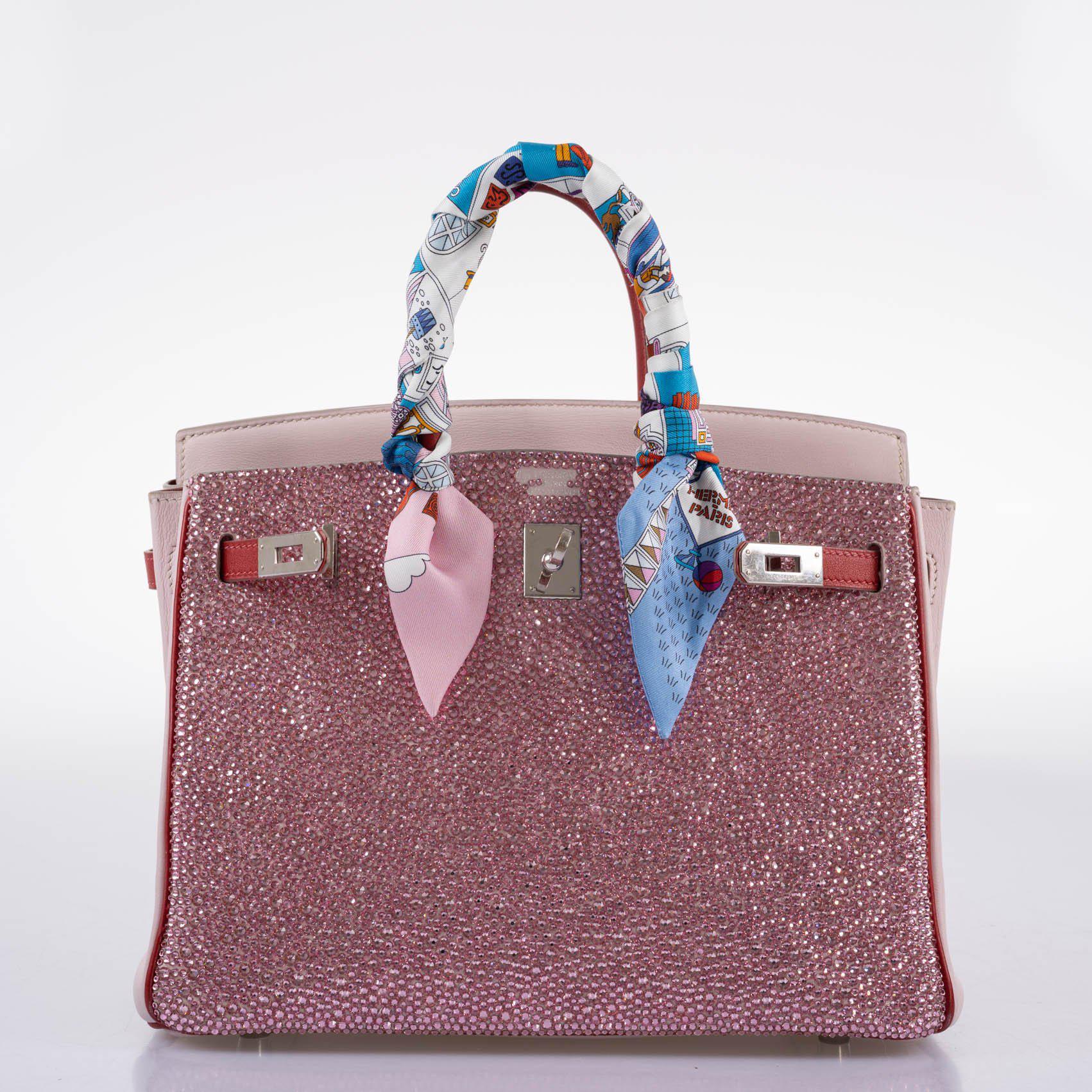 Vintage HermÃƒÆ’Ã‚Â¨s Birkin 25 ÃƒÂ¢Ã¢â€šÂ¬Ã‹Å“Pink PrincessÃƒÂ¢Ã¢â€šÂ¬Ã¢â€žÂ¢ HSS Rose Dragee & Rouge Tomate Swift with Palladium Hardware