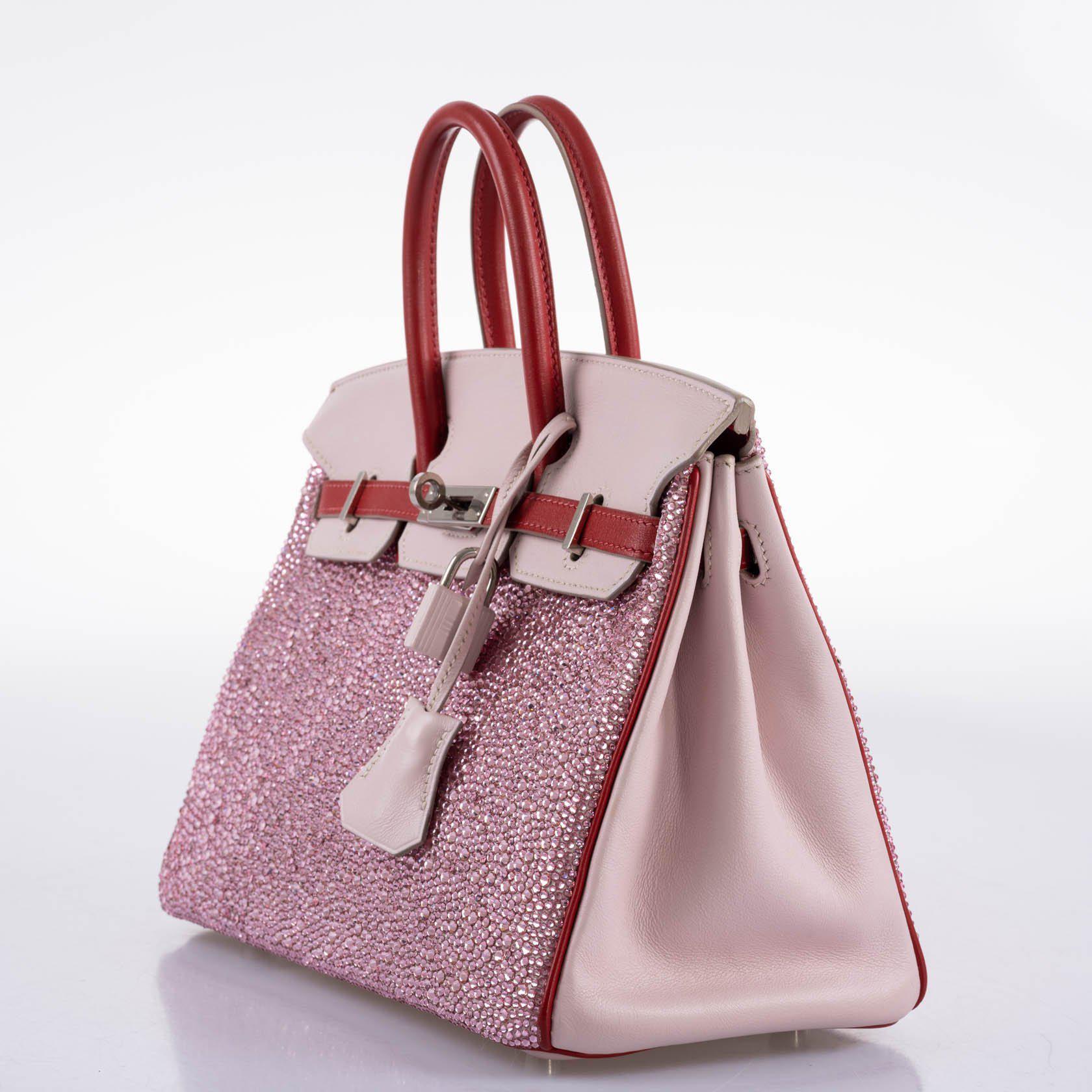 Vintage HermÃƒÆ’Ã‚Â¨s Birkin 25 ÃƒÂ¢Ã¢â€šÂ¬Ã‹Å“Pink PrincessÃƒÂ¢Ã¢â€šÂ¬Ã¢â€žÂ¢ HSS Rose Dragee & Rouge Tomate Swift with Palladium Hardware