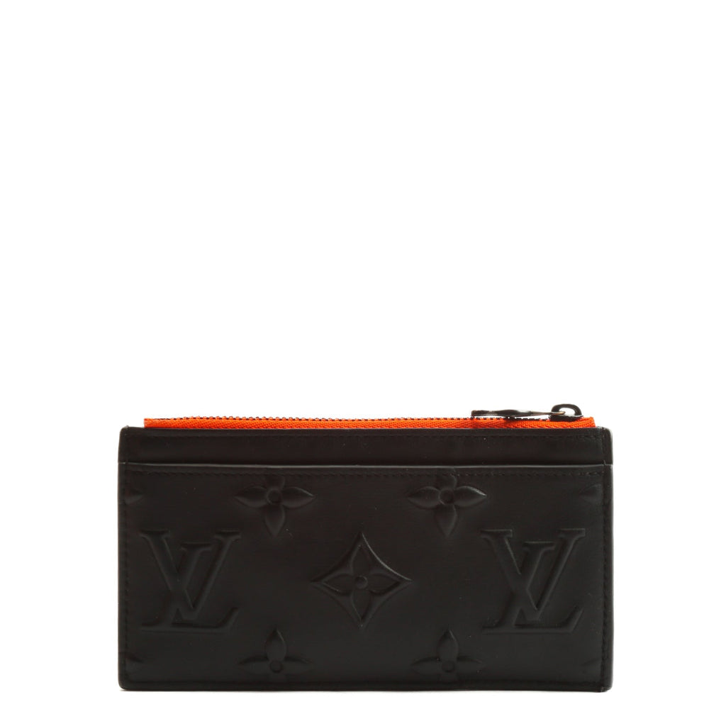 LOUIS VUITTON Coin Card Holder Black