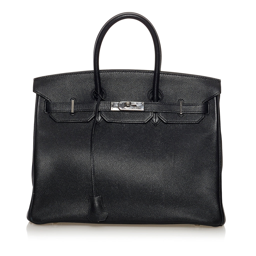 HermÃƒÆ’Ã‚Â¨s Birkin 35 Brown Epsom Palladium