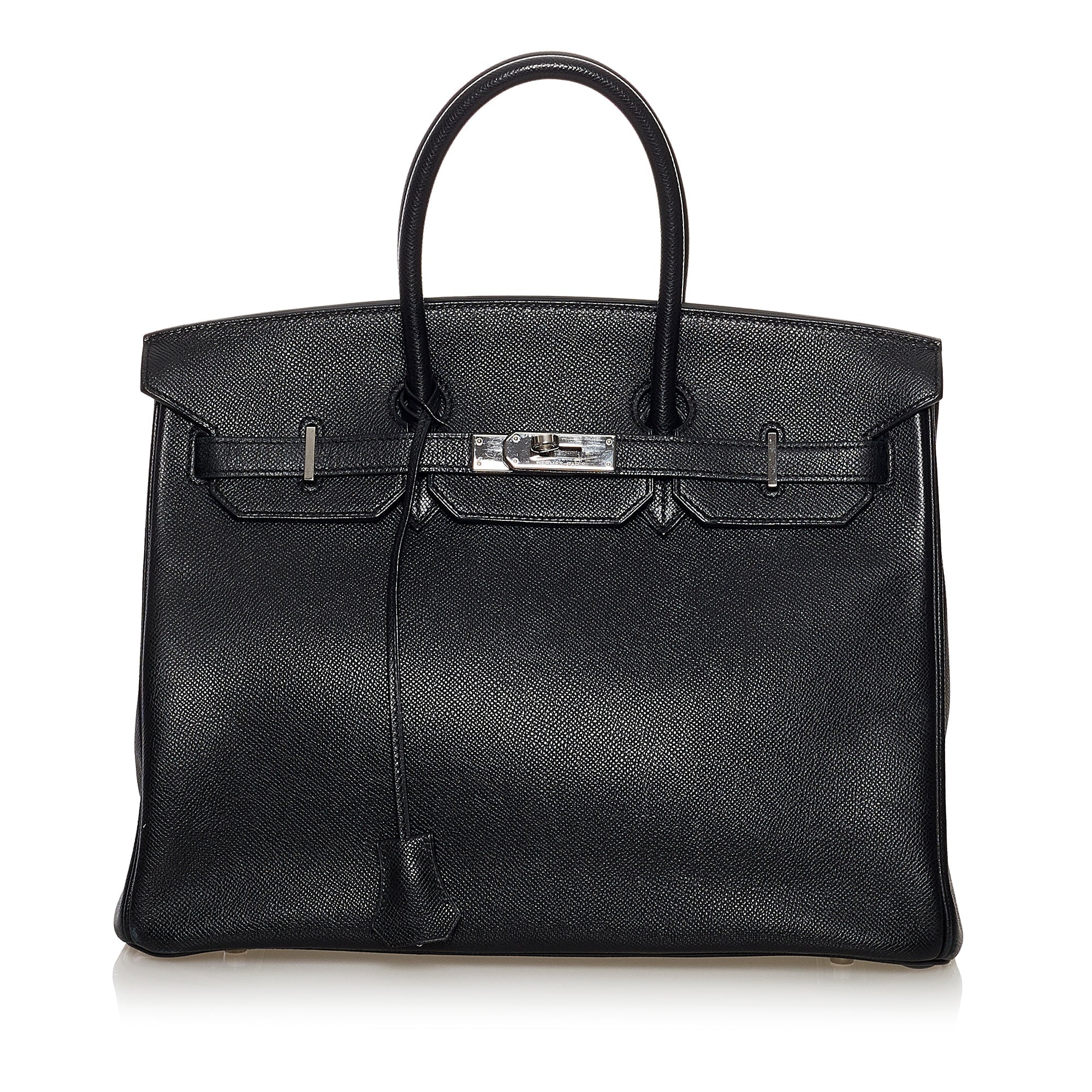 HermÃƒÆ’Ã‚Â¨s Birkin 35 Brown Epsom Palladium