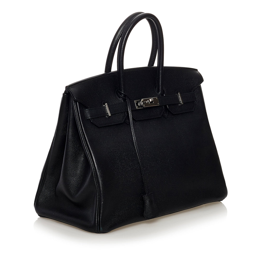 HermÃƒÆ’Ã‚Â¨s Birkin 35 Brown Epsom Palladium