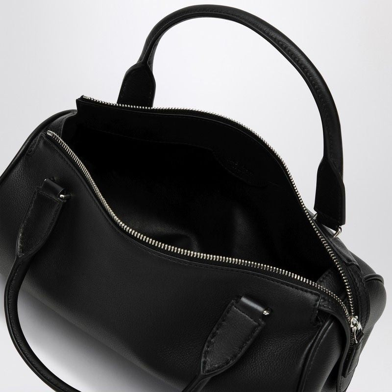 BLACK LEATHER EDITH BAG
