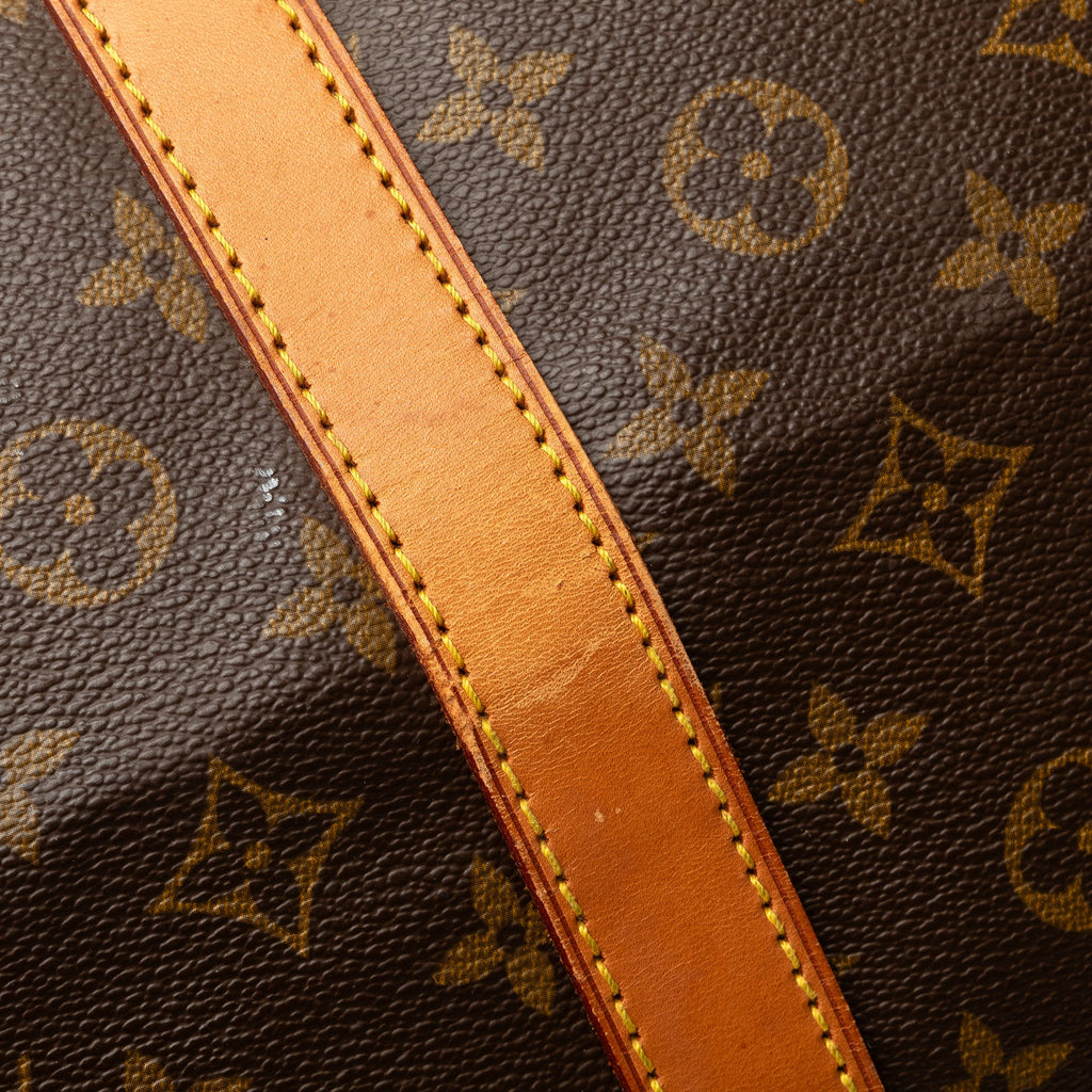 Brown Louis Vuitton Monogram Keepall 60 Travel Bag