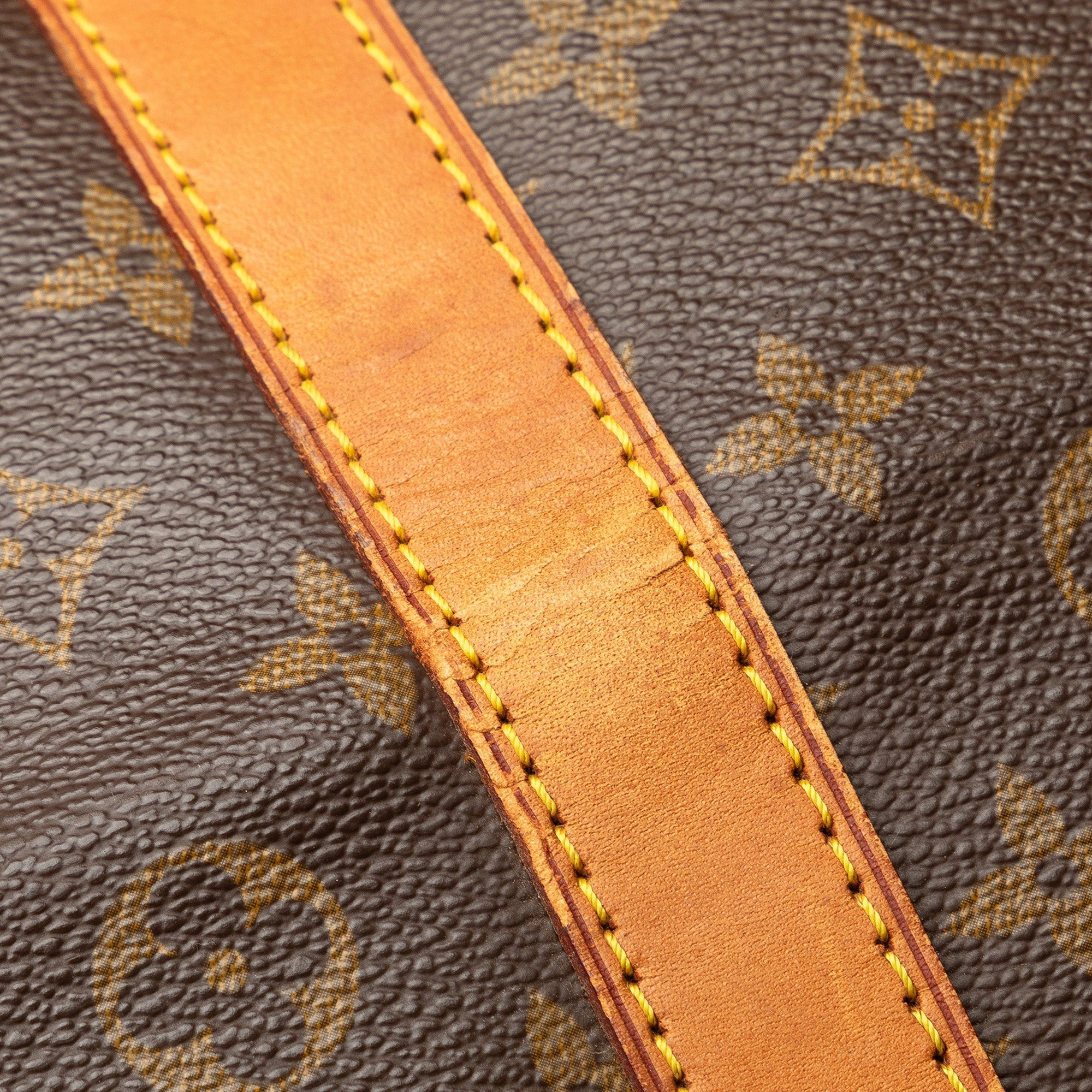 Brown Louis Vuitton Monogram Keepall 60 Travel Bag