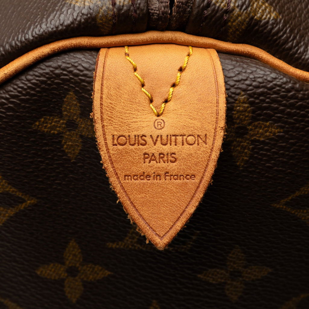 Brown Louis Vuitton Monogram Keepall 60 Travel Bag