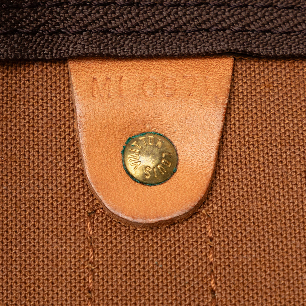Brown Louis Vuitton Monogram Keepall 60 Travel Bag