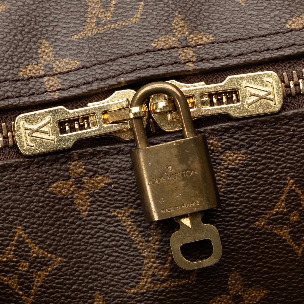 Brown Louis Vuitton Monogram Keepall 60 Travel Bag