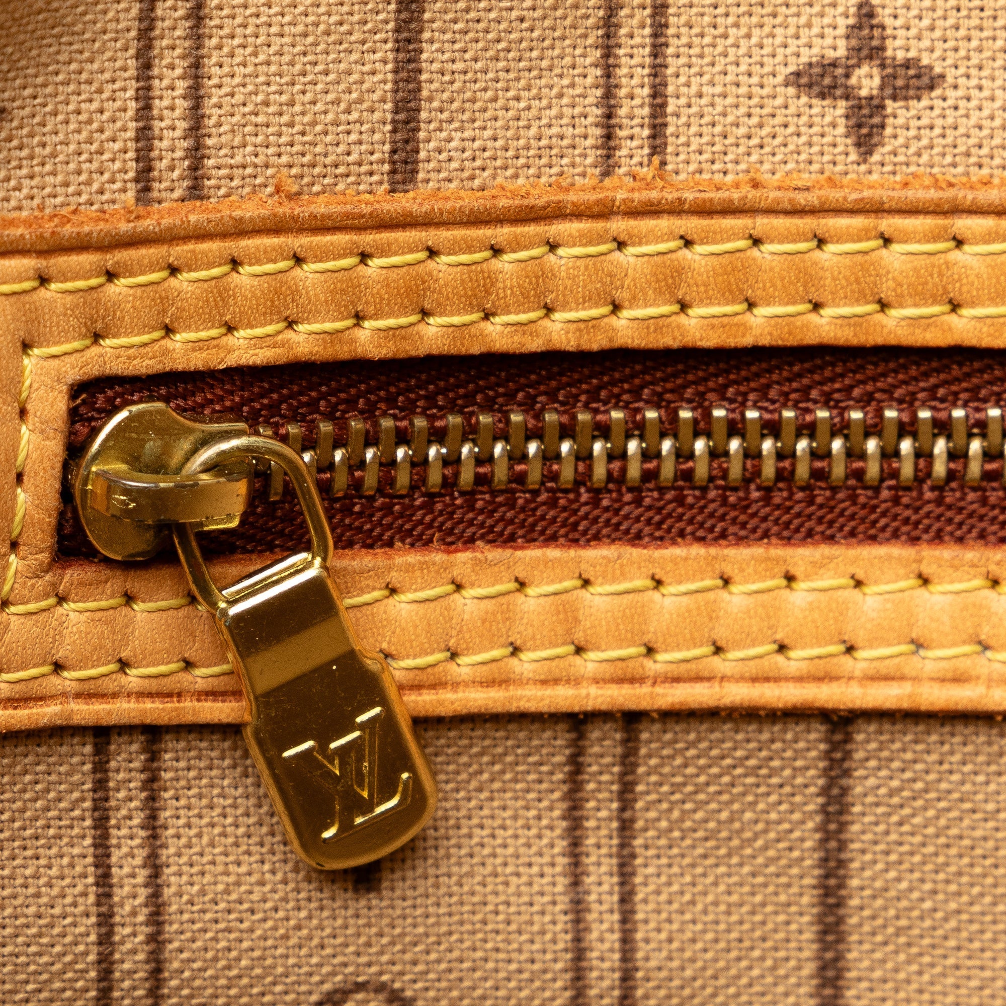 Brown Louis Vuitton Monogram Neverfull MM Tote Bag