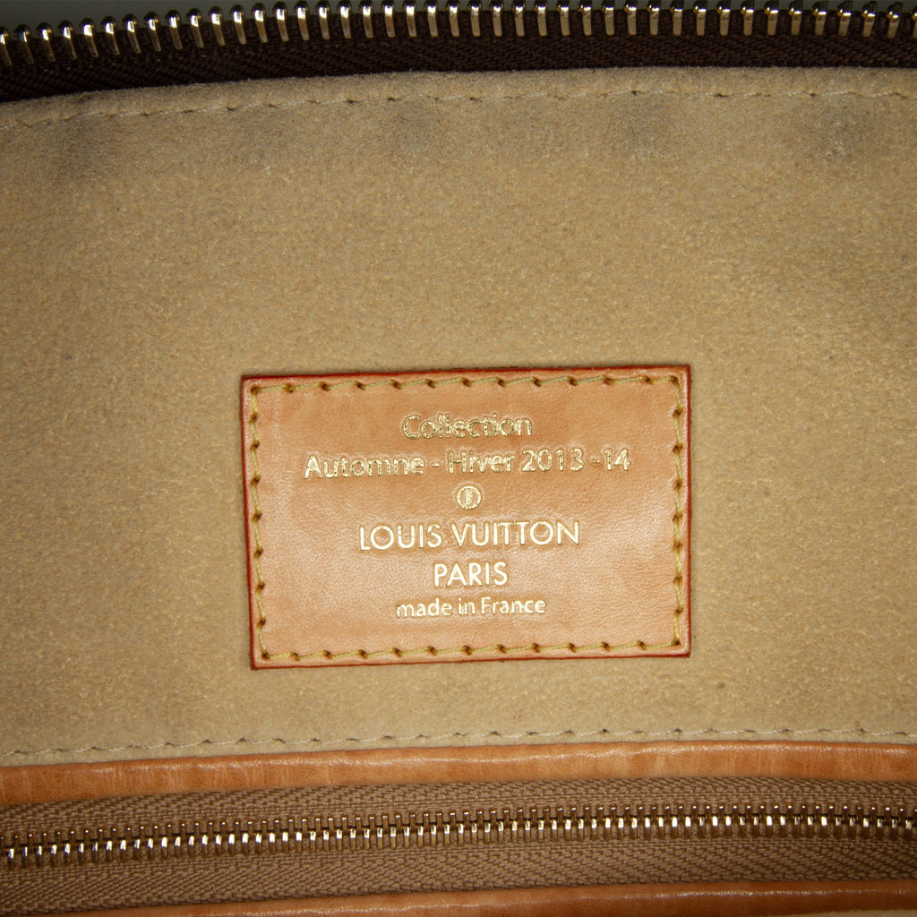 Brown Louis Vuitton Monogram Lockit Chain MM Tote Bag