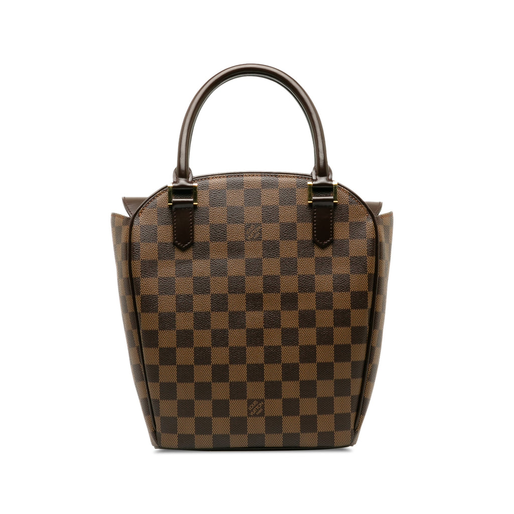 Brown Louis Vuitton Damier Ebene Sarria Seau Handbag