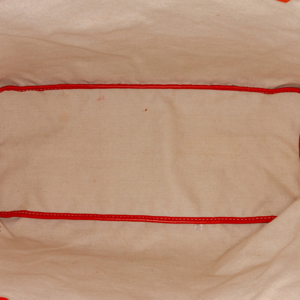 Orange Goyard Goyardine Saint Louis PM Tote Bag