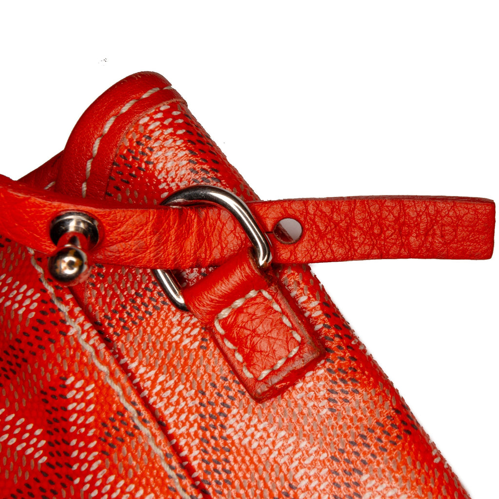 Orange Goyard Goyardine Saint Louis PM Tote Bag
