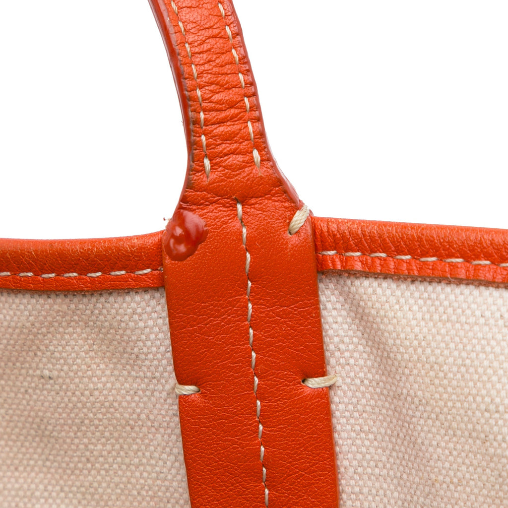 Orange Goyard Goyardine Saint Louis PM Tote Bag