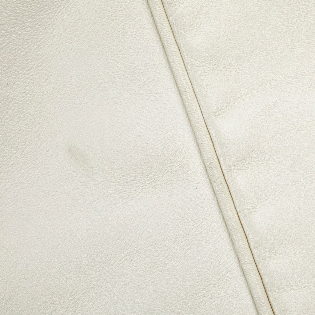 White Gucci Large Leather Positano Scarf Tote