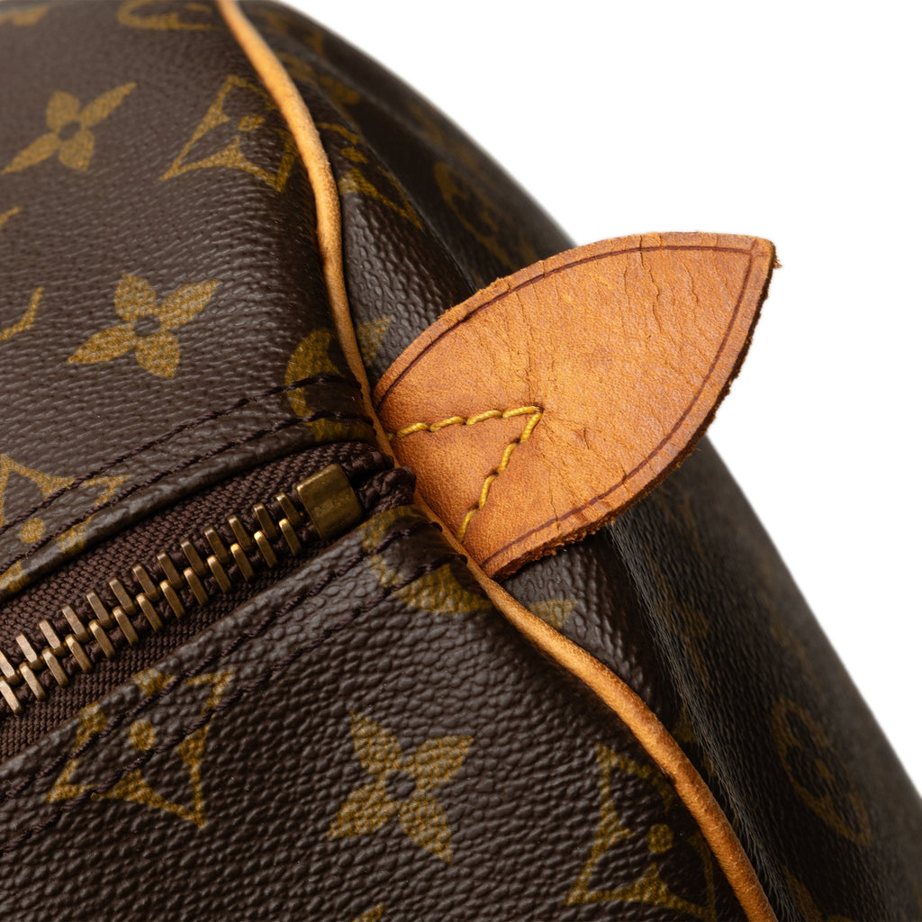 Brown Louis Vuitton Monogram Keepall 55 Travel Bag