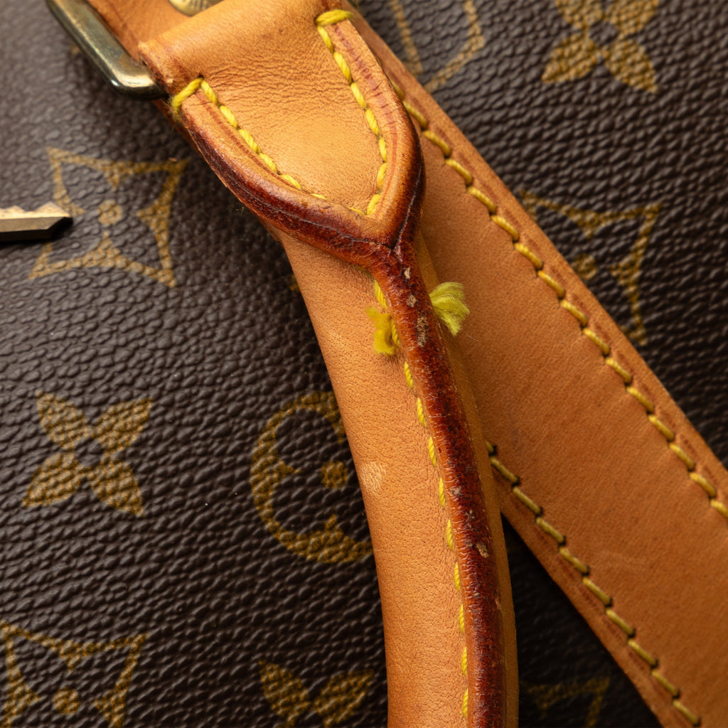 Brown Louis Vuitton Monogram Keepall 55 Travel Bag
