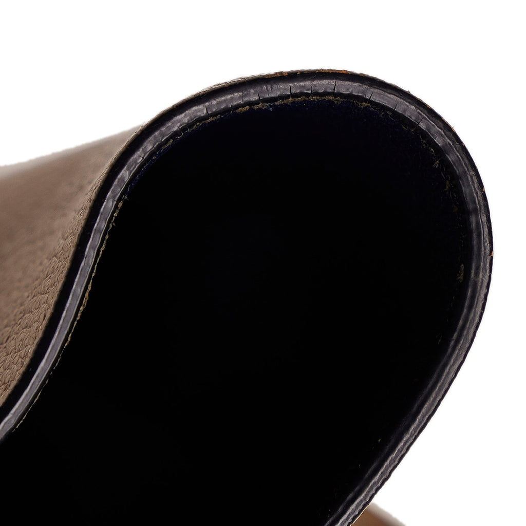 Tan Celine Micro Luggage Tote Bicolor