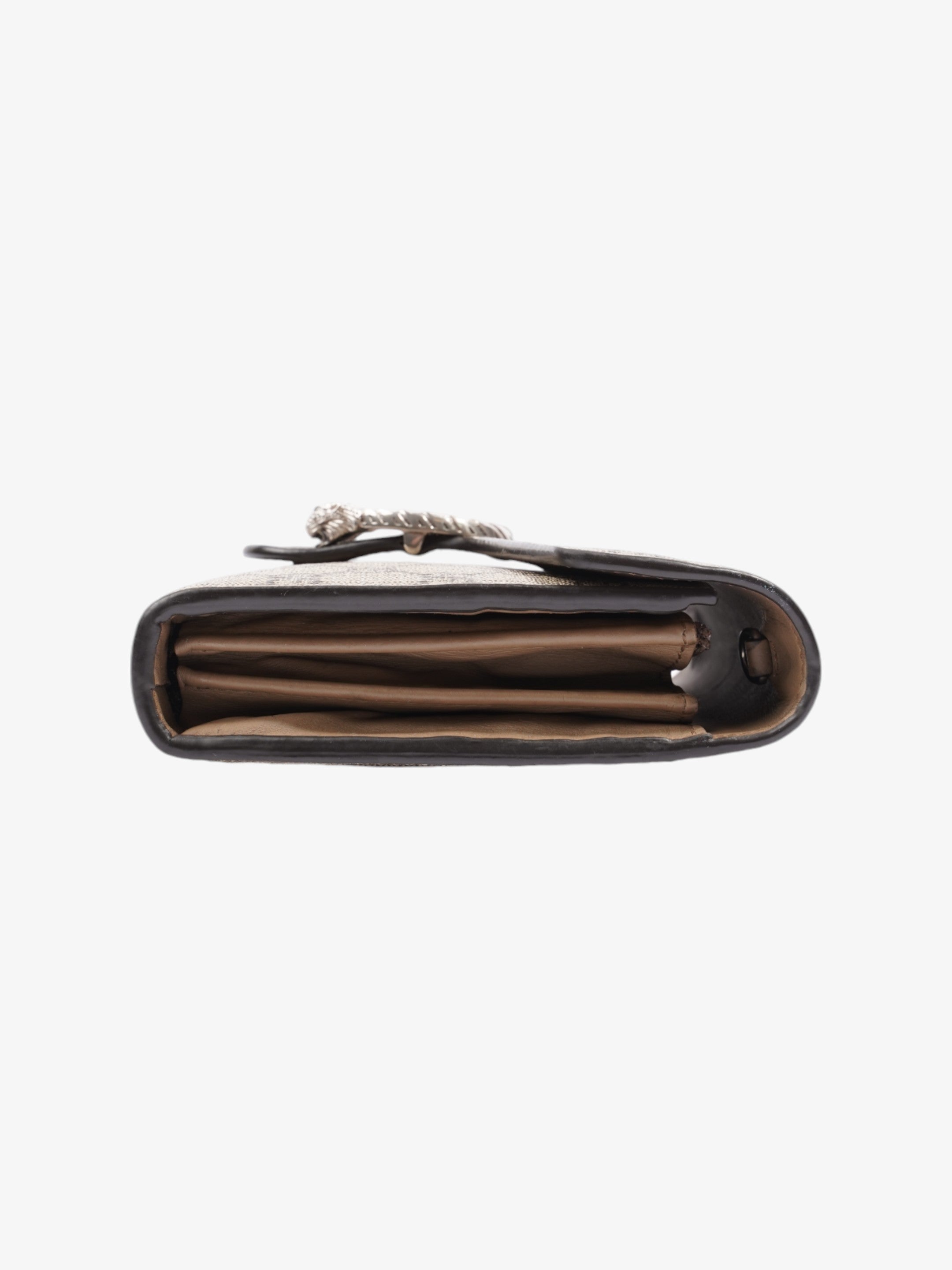 Gucci Dionysus Chain Wallet GG Supreme Coated Canvas