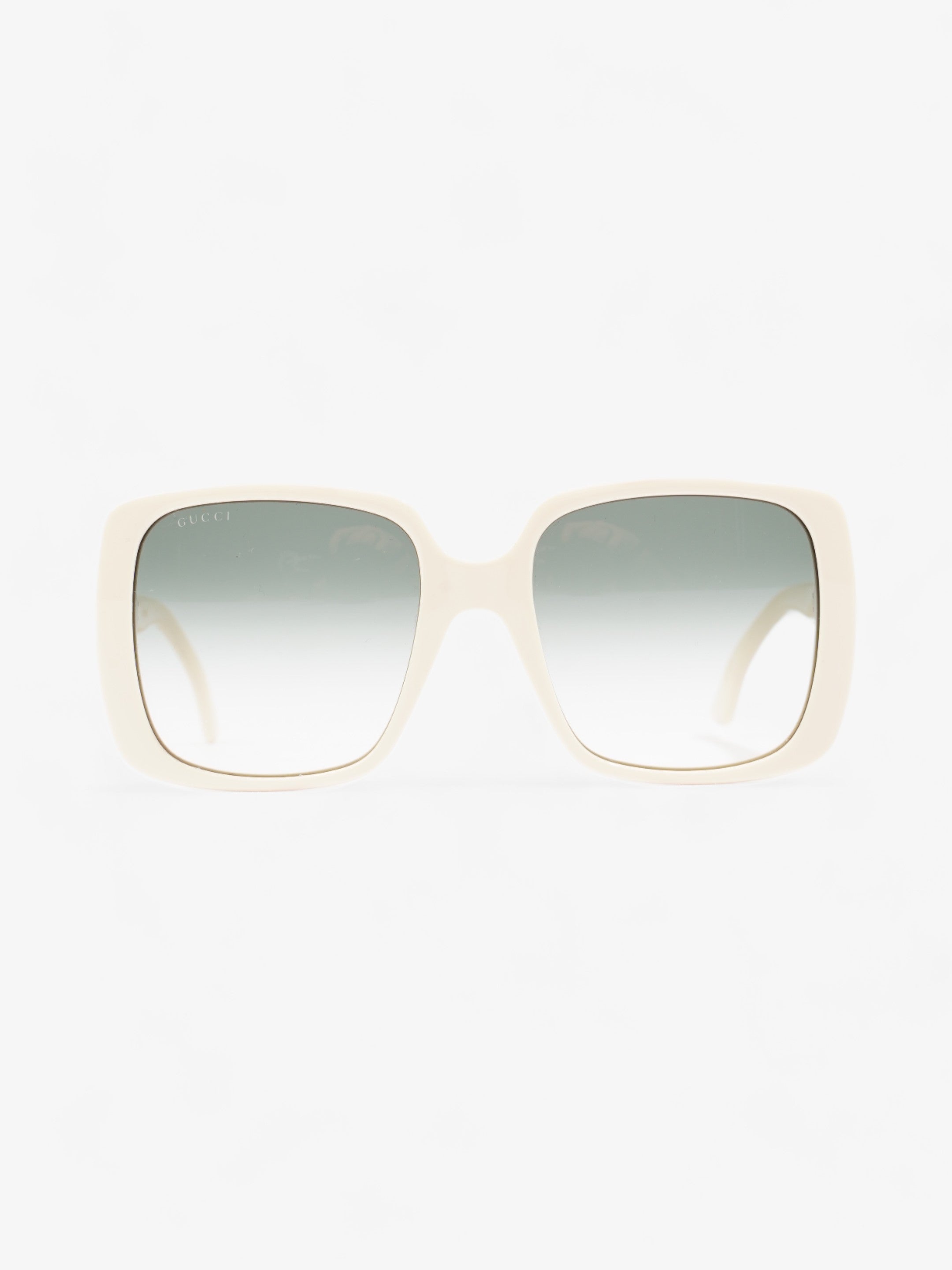 Gucci Oversized Sunglasses Cream Acetate 145mm