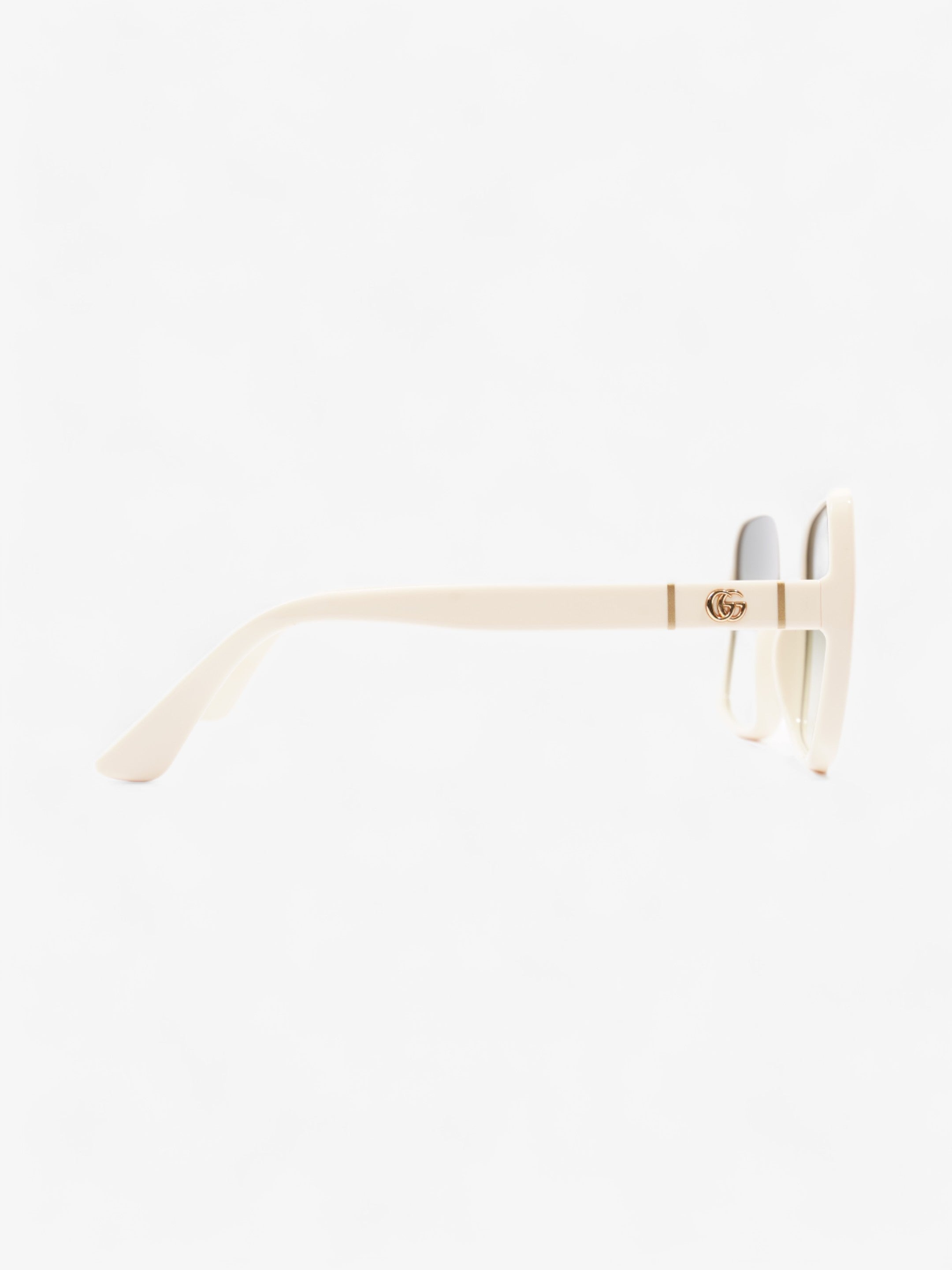 Gucci Oversized Sunglasses Cream Acetate 145mm
