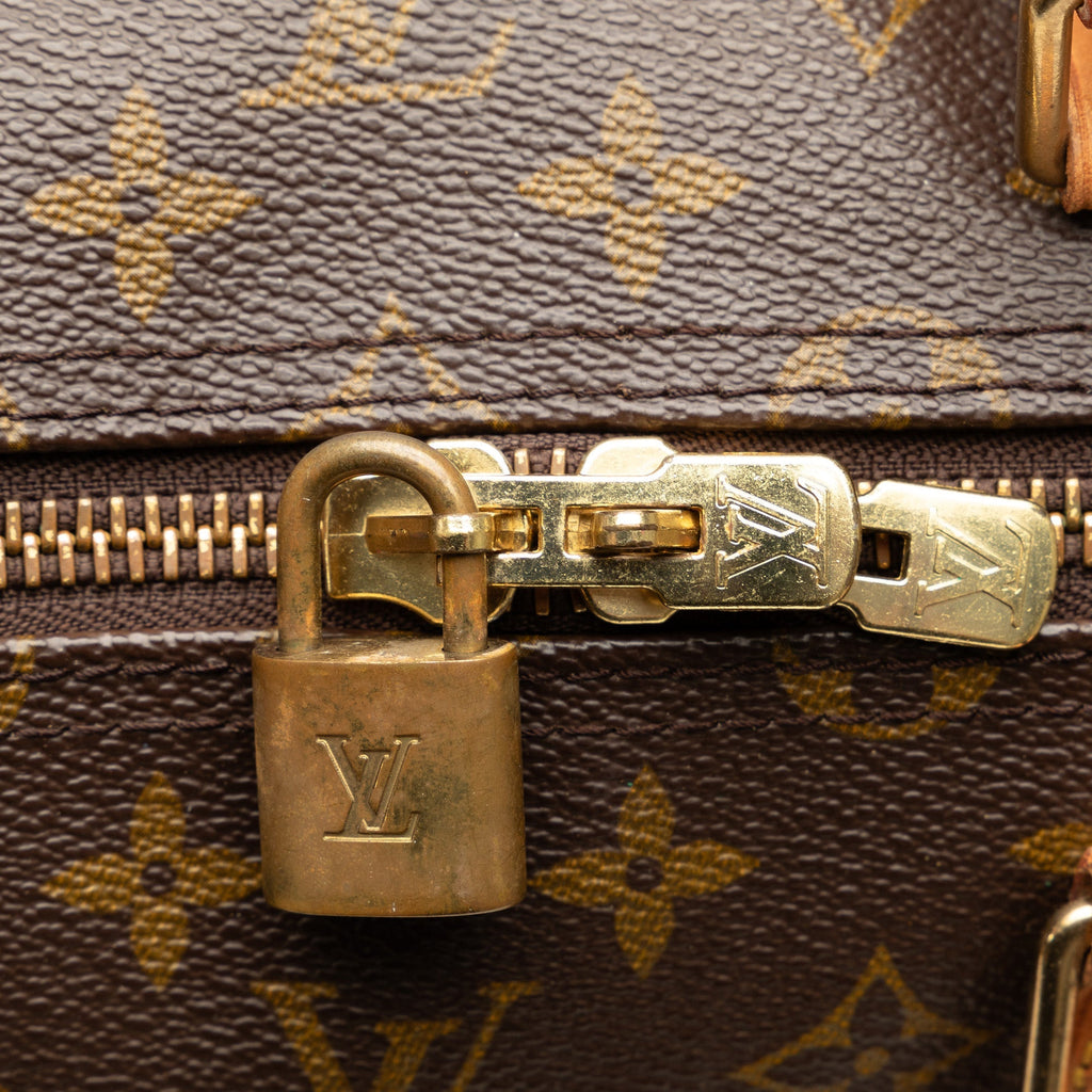 Brown Louis Vuitton Monogram Keepall 55 Travel Bag